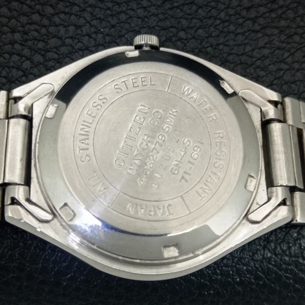 Vintage 1974 Citizen Automatic Mens Silver Watch W/daydate & Gray accents - Picture 8 of 10